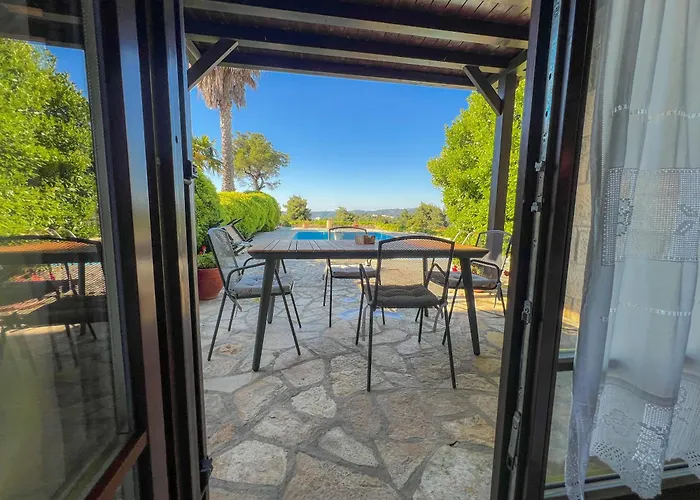 With Private Pool And Sea View * Possidi